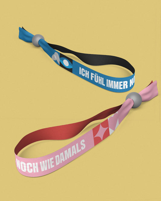 Festivalarmband 2er Set - Ich fühl immer noch wie damals
